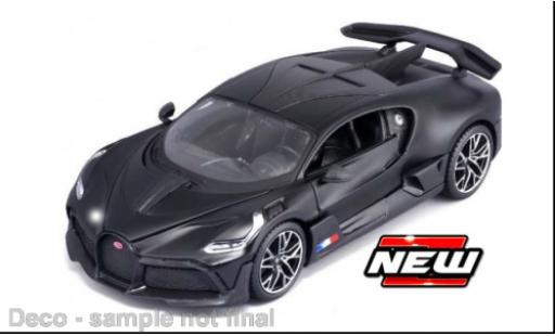 Bugatti Divo 1/24 Maisto matt-schwarz modellautos