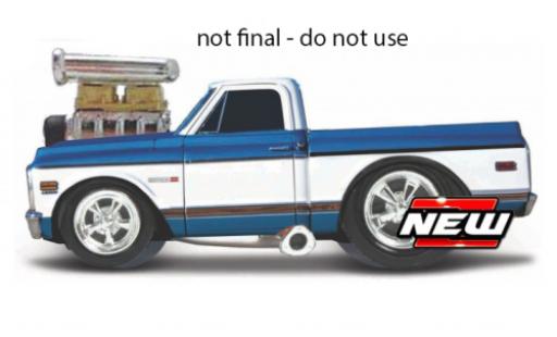 Modellautos Chevrolet C-10 1/64 Maisto Pick Up blau/weiss 1972 Chevrolet C-10 1/64 Maisto Pick Up blau/weiss 1972 modellautos