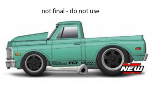 Modellautos Chevrolet C-10 1/64 Maisto türkis 1972 Chevrolet C-10 1/64 Maisto türkis 1972 modellautos