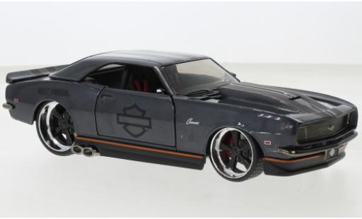 Chevrolet Camaro 1/24 Maisto Z28 metallise grau Harley-Davidson 1968 modellautos