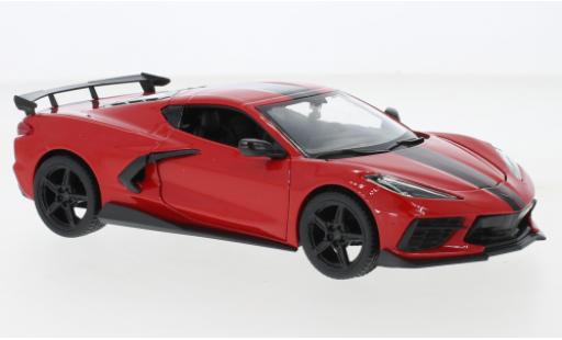 Chevrolet Corvette 1/24 Maisto Stingray (C8) rouge 2020 modellautos