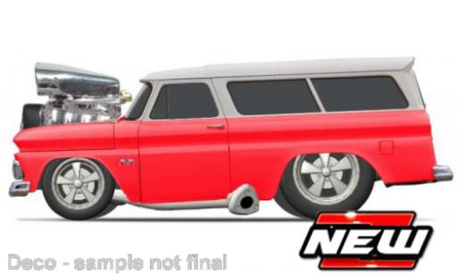 Modellautos Chevrolet Suburban 1/64 Maisto rouge/blanche 1966 Chevrolet Suburban 1/64 Maisto rouge/blanche 1966 modellautos