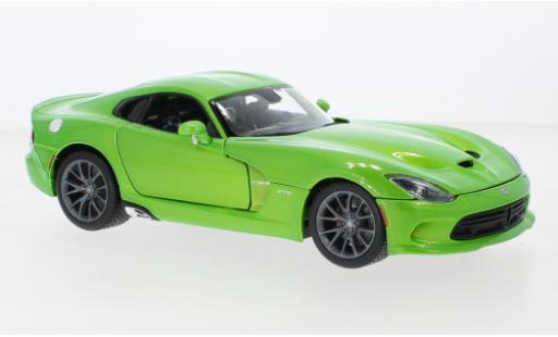 Dodge Viper 1/18 Maisto SRT GTS metallise grün 2013 modellautos