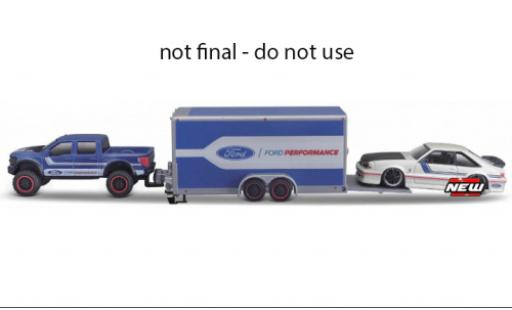 Modellautos Ford F-1 1/64 Maisto 50 SVT Raptor blau/weiss Ford F-1 1/64 Maisto 50 SVT Raptor blau/weiss modellautos