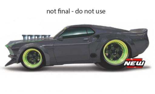 Modellautos Ford Mustang 1/64 Maisto RTR-X grau/grün Ford Mustang 1/64 Maisto RTR-X grau/grün modellautos