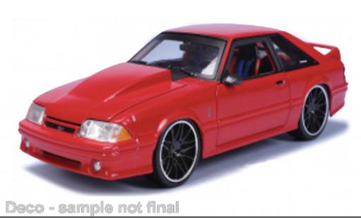 Ford Mustang 1/24 Maisto SVT Cobra rouge 1993 modellautos