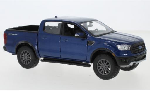Modellautos Ford Ranger 1/24 Maisto mettalic bleu 2019 Ford Ranger 1/24 Maisto mettalic bleu 2019 modellautos