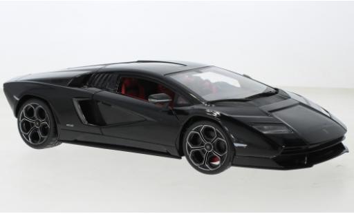 Lamborghini Countach 1/18 Maisto LPI 800-4 noire 2021 modellautos