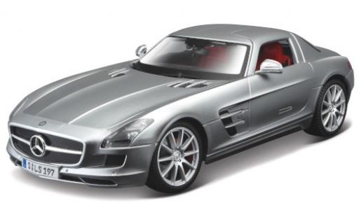 Modellautos Mercedes SLS 1/18 Maisto AMG (C197) silber 2010 Mercedes SLS 1/18 Maisto AMG (C197) silber 2010 modellautos