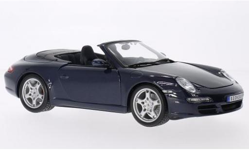 Modellautos Porsche 997 S 1/18 Maisto 911 () Carrera S Cabriolet mettalic blau Porsche 997 S 1/18 Maisto 911 () Carrera S Cabriolet mettalic blau modellautos