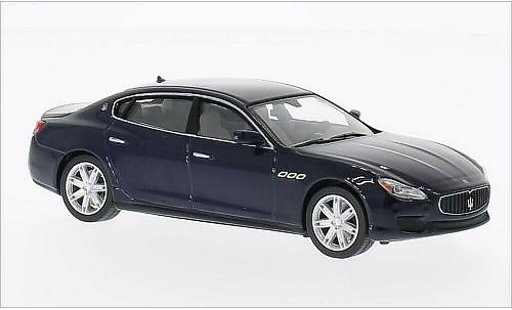 Maserati Quattroporte GTS 1/43 WhiteBox mettalic blau 2013 modellautos