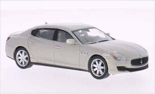 Maserati Quattroporte GTS 1/43 WhiteBox mettalic grau 2013 modellautos