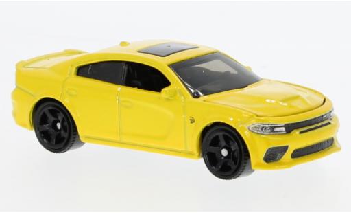 Dodge Charger 1/64 Matchbox SRT Hellcat metallise gelb 2020 1:64 modellautos
