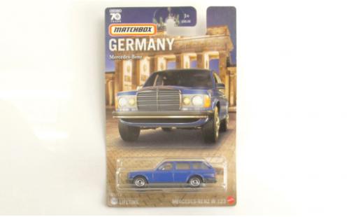 Modellautos Mercedes 300 1/64 Matchbox TD (S123) bleu Mercedes 300 1/64 Matchbox TD (S123) bleu modellautos