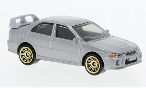 Mitsubishi Lancer 1/64 Matchbox Evolution IV metallise grau 1994 1:64 modellautos