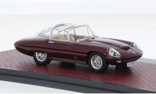 Alfa Romeo 6C 1/43 Matrix 3000 Superflow IV Pininfarina metallise rot 1960 1:43 modellautos