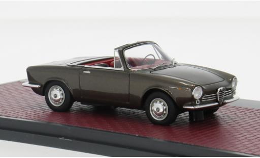 Modellautos Alfa Romeo Giulia 1/43 Matrix GT Spider Prototipo braun 1963 1:43 Alfa Romeo Giulia 1/43 Matrix GT Spider Prototipo braun 1963 1:43 modellautos