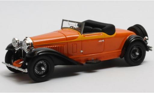 Modellautos Bugatti 46 1/43 Matrix Type Cabriolet de Villars orange/braun RHD 1930 Fahrgestellnr. 360 Verdeck geöffnet Bugatti 46 1/43 Matrix Type Cabriolet de Villars orange/braun RHD 1930 Fahrgestellnr. 360 Verdeck geöffnet modellautos