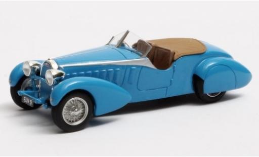 Modellautos Bugatti 57 1/43 Matrix Type TT Tourer by Bertelli blau RHD 1935 Fahrgestellnr. 316 Therese Bugatti 57 1/43 Matrix Type TT Tourer by Bertelli blau RHD 1935 Fahrgestellnr. 316 Therese modellautos