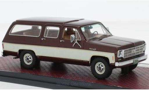 Modellautos Chevrolet Suburban 1/43 Matrix K10 mettalic rot/beige 1978 Chevrolet Suburban 1/43 Matrix K10 mettalic rot/beige 1978 modellautos