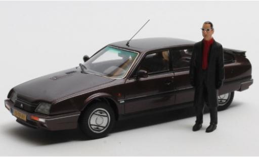 Modellautos Citroen CX 1/43 Matrix 25 GTi Turbo 2 mettalic violett 1986 Rotterdam Edition avec Figur: Jules D. Citroen CX 1/43 Matrix 25 GTi Turbo 2 mettalic violett 1986 Rotterdam Edition avec Figur: Jules D. modellautos