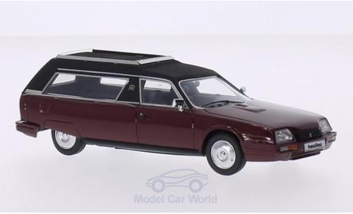 Modellautos Citroen CX 1/43 Matrix Heuliez Corbillard Hearse rot/matt-schwarz 1979 Citroen CX 1/43 Matrix Heuliez Corbillard Hearse rot/matt-schwarz 1979 modellautos