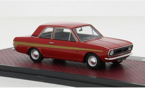 Modellautos Ford Cortina 1/43 Matrix Lotus MkII rot/gold 1966 1:43 Ford Cortina 1/43 Matrix Lotus MkII rot/gold 1966 1:43 modellautos