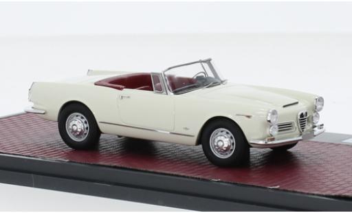 Modellautos Alfa Romeo 2600 1/43 Matrix Spider blanche 1962 Alfa Romeo 2600 1/43 Matrix Spider blanche 1962 modellautos