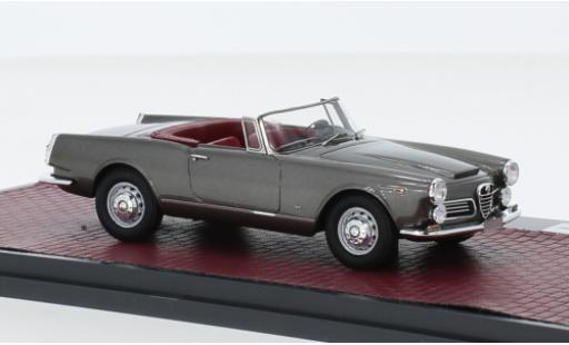 Modellautos Alfa Romeo 2600 1/43 Matrix Spider metallise gris 1962 Alfa Romeo 2600 1/43 Matrix Spider metallise gris 1962 modellautos