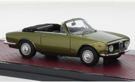Modellautos Alfa Romeo Giulia 1/43 Matrix GTC Touring cabriolet metallise vert 1964 Alfa Romeo Giulia 1/43 Matrix GTC Touring cabriolet metallise vert 1964 modellautos