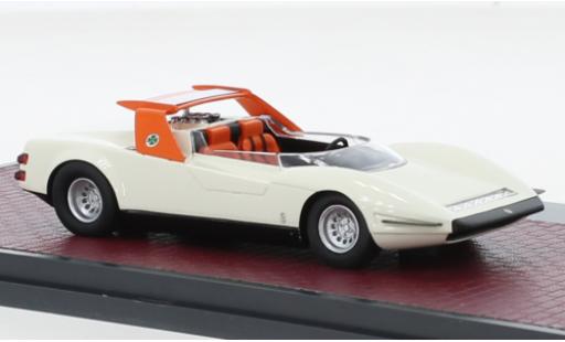 Alfa Romeo P3 1/43 Matrix 3 Roadster Pininfarina weiss/orange 1968 modellautos