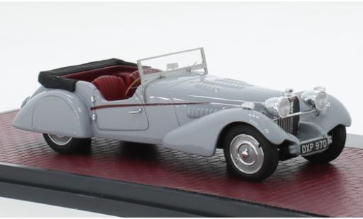 Modellautos Bugatti 57 1/43 Matrix TSC Sports Tourer Vanden Plas gris clair RHD 1938 Bugatti 57 1/43 Matrix TSC Sports Tourer Vanden Plas gris clair RHD 1938 modellautos