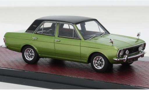Modellautos Ford Cortina 1/43 Matrix MK II 1600E metallise la chaux/noire RHD 1968 Ford Cortina 1/43 Matrix MK II 1600E metallise la chaux/noire RHD 1968 modellautos
