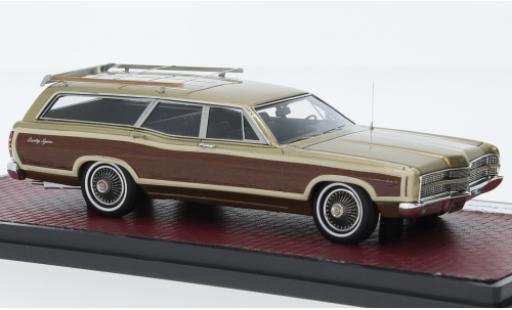 Modellautos Ford LTD 1/43 Matrix Country Squire metallise beige/optique de bois 1969 Ford LTD 1/43 Matrix Country Squire metallise beige/optique de bois 1969 modellautos