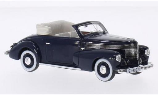 Opel Capitaine 1/43 Matrix Hebmüller cabriolet bleu foncé modellautos