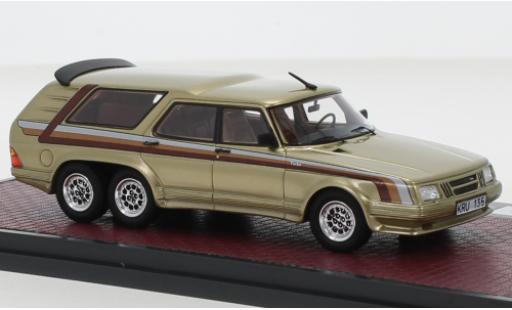Modellautos Saab 90 1/43 Matrix 6 Turbo Concept metallise beige 1984 Saab 90 1/43 Matrix 6 Turbo Concept metallise beige 1984 modellautos