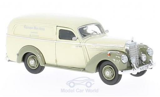 Modellautos Mercedes 220 1/43 Matrix Lieferwagen Autenrieth beige/grau 1952 Mercedes 220 1/43 Matrix Lieferwagen Autenrieth beige/grau 1952 modellautos