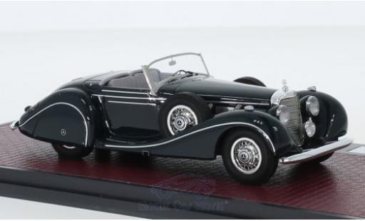 Modellautos Mercedes 540 1/43 Matrix K Spezialroadster Sindelfingen grün 1939 Mercedes 540 1/43 Matrix K Spezialroadster Sindelfingen grün 1939 modellautos