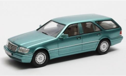 Mercedes S500 1/43 Matrix T-Modell Binz Cadform (S140) Prototyp mettalic türkis 1994 modellautos