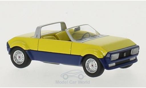 Modellautos Peugeot 104 1/43 Matrix Peugette by Pininfarina gelb/blau 1976 Peugeot 104 1/43 Matrix Peugette by Pininfarina gelb/blau 1976 modellautos