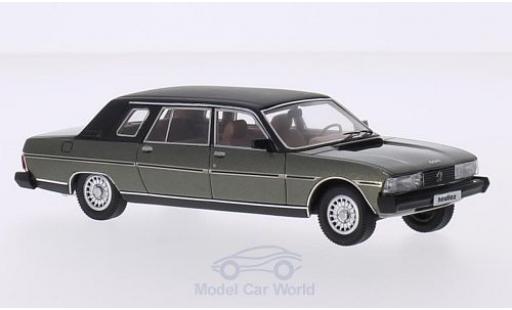 Peugeot 604 1/43 Matrix Heuliez Limousine mettalic grün/matt-schwarz 1980 modellautos