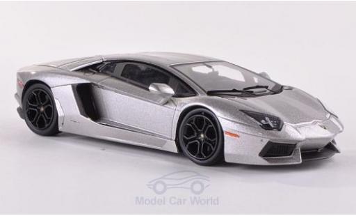 Modellautos Lamborghini Aventador LP700-4 1/43 Hot Wheels Elite LP700-4 mettalic grau Lamborghini Aventador LP700-4 1/43 Hot Wheels Elite LP700-4 mettalic grau modellautos