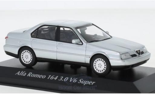 Modellautos Alfa Romeo 164 1/43 Maxichamps 3.0 V6 Super silber 1992 Alfa Romeo 164 1/43 Maxichamps 3.0 V6 Super silber 1992 modellautos