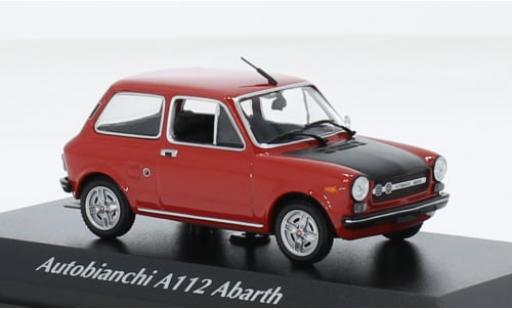 Autobianchi A112 1/43 Maxichamps Abarth rot 1974 1:43 modellautos