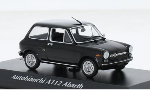 Autobianchi A112 1/43 Maxichamps Abarth schwarz 1974 1:43 modellautos