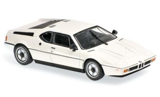 Bmw M1 1/43 Maxichamps weiss 1979 modellautos