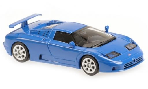 Bugatti EB110 1/43 Maxichamps EB 110 blau 1994 modellautos