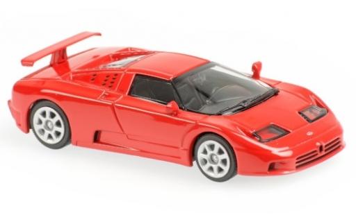 Bugatti EB110 1/43 Maxichamps EB 110 rot 1994 modellautos