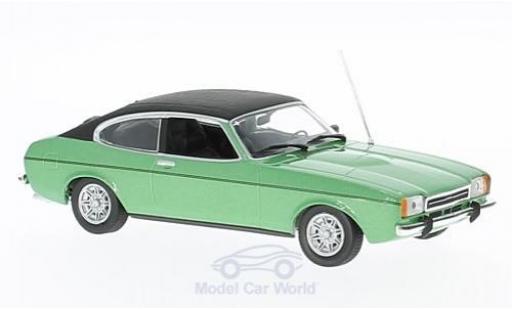 Modellautos Ford Capri 1974 1/43 Maxichamps II 2.3 GT mettalic grün/schwarz 1974 Ford Capri 1974 1/43 Maxichamps II 2.3 GT mettalic grün/schwarz 1974 modellautos