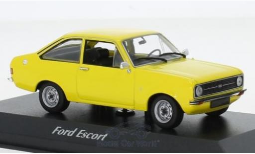 Ford Escort 1/43 Maxichamps 1.3 gelb 1975 modellautos